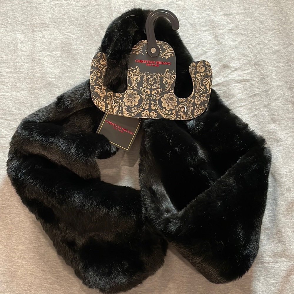 Brand new with tags! Christin Siriano faux Fur scarf